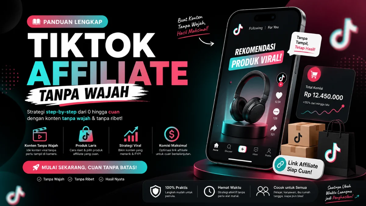 TikTok Affiliate Tanpa Wajah